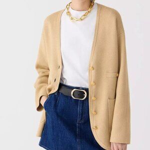 Nwt J Crew Long V-neck sweater blazer